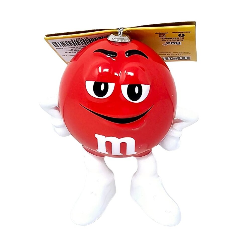 M&Ms Red Man Candy Collectible Christmas Ornament by Ruz